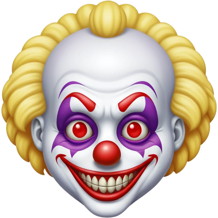 Evil clown emoji