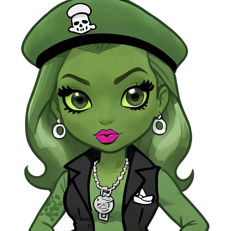 Bratz doll gangster bubbles fashion make up  emoji
