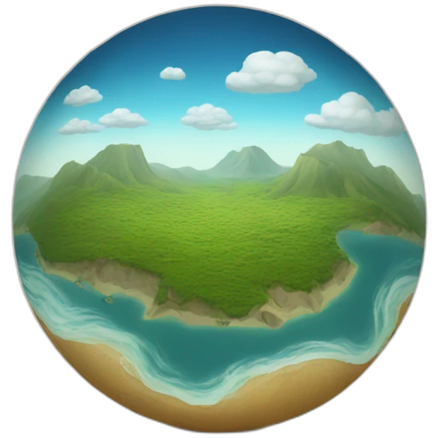 Main enveloppe la terre emoji