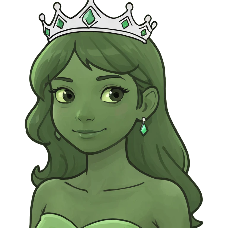 princess poop emoji