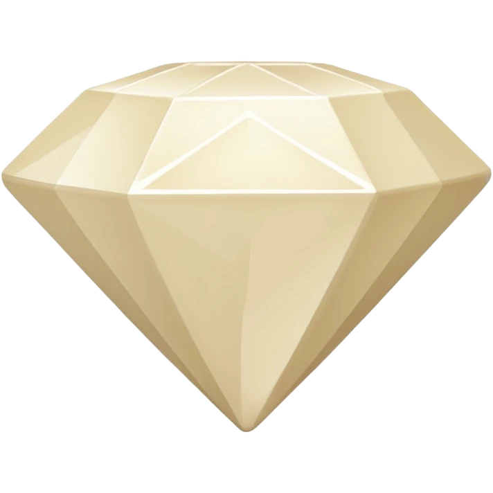 diamond shape carved from ivory. square tilted 45 degrees emoji