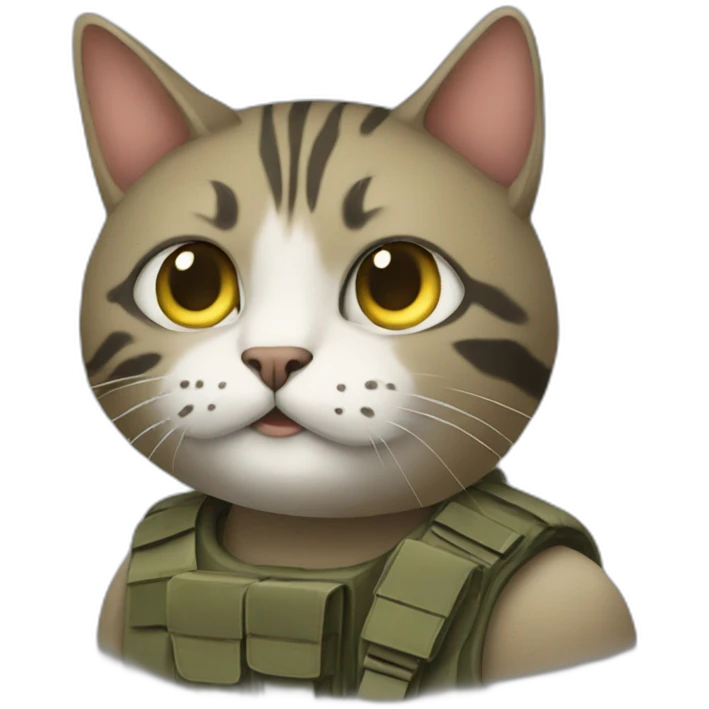 War cat emoji
