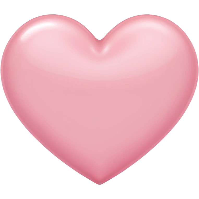 light pink heart emoji