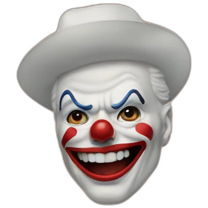 scared michael jackson clown emoji