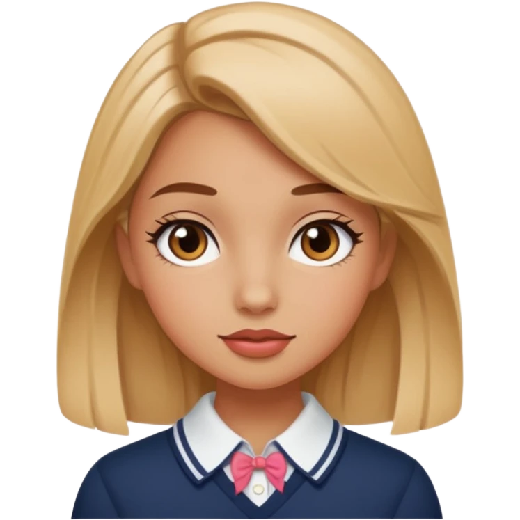 Baddie preppy aesthetic cute sassy emoji