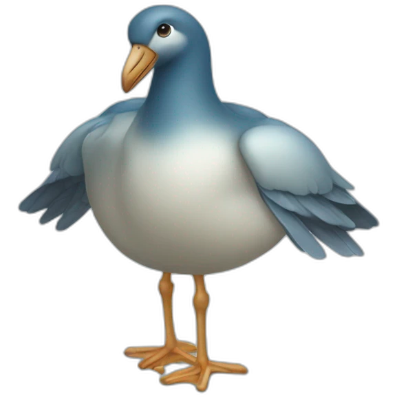 Pieuvre bleu emoji