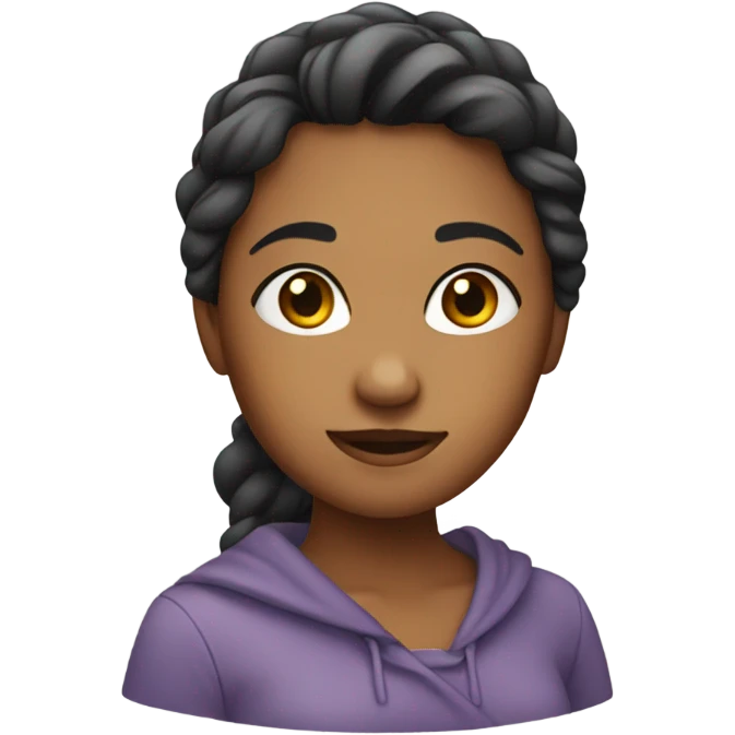 Cute woman emoji