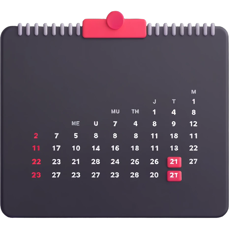 July 2025 calendar emoji