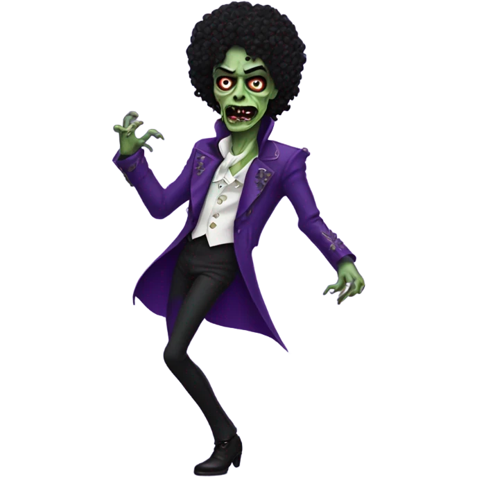 prince purple rain zombie dancing emoji