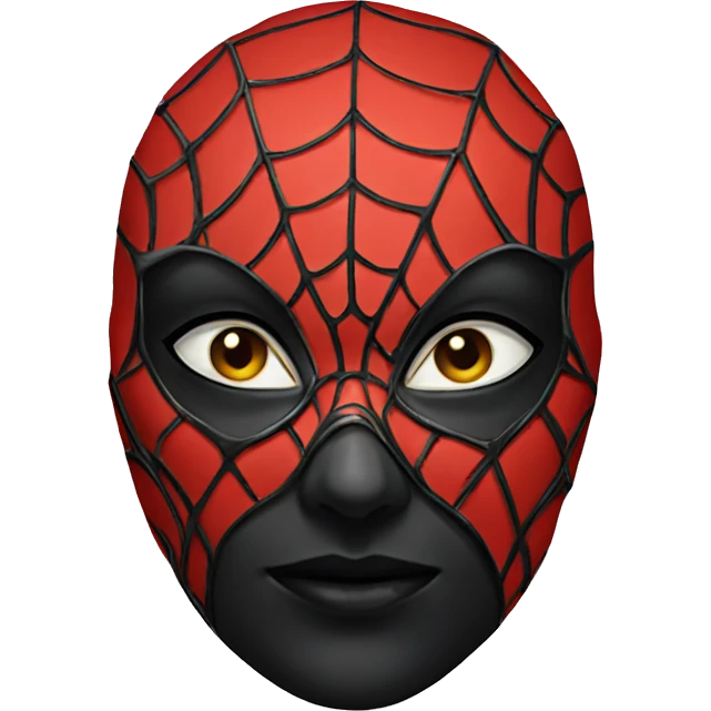 spiderwoman mask emoji