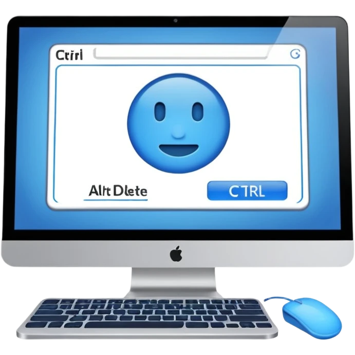 Ctrl Alt Delete emoji
