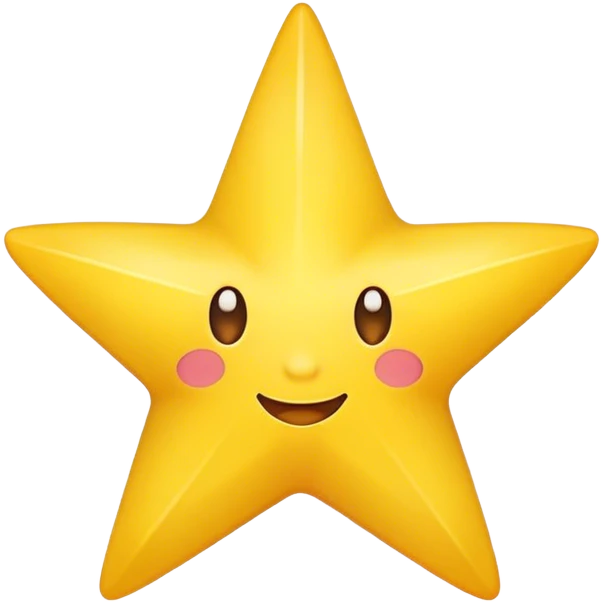 a cheerful star emoji