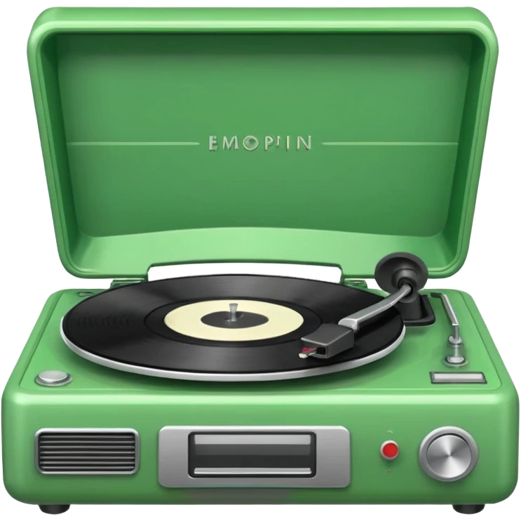 green record player emoji