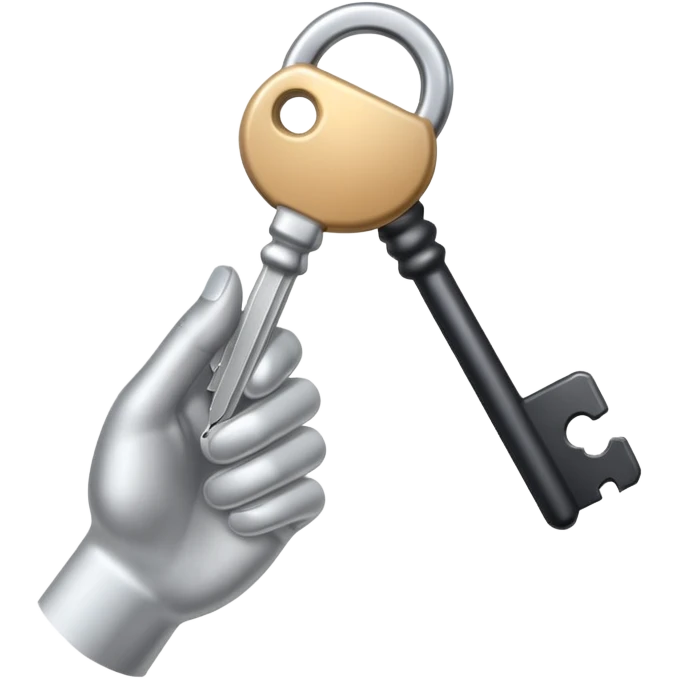 handing over the key emoji