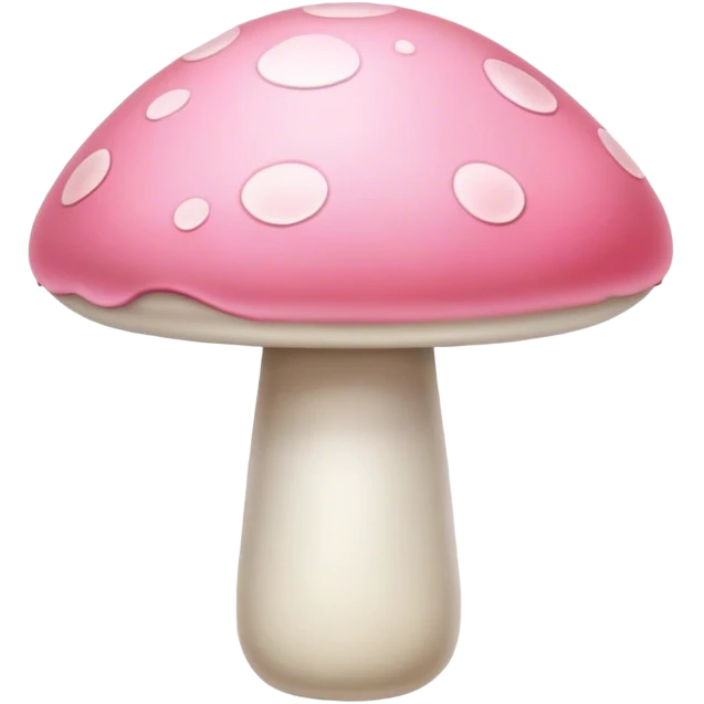 Pale pink mushroom  emoji