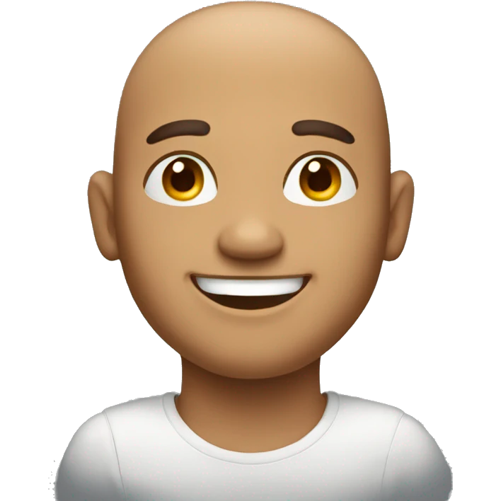 smiling male portrait close-up emoji