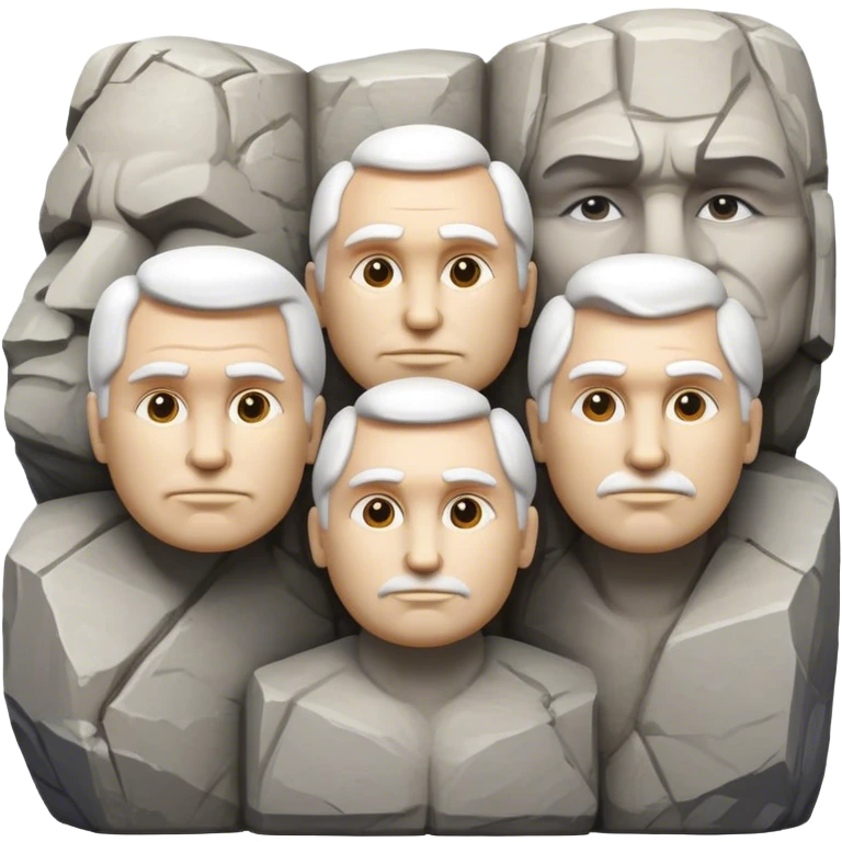 Cinematic Realistic Mount Rushmore Emoji emoji