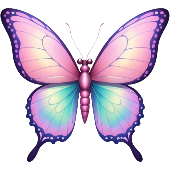 Pink Fairy Garden Butterfly emoji