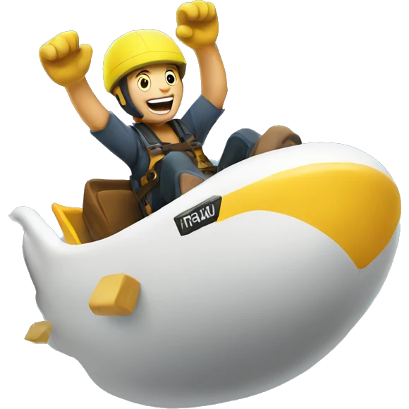 Free fall ride emoji