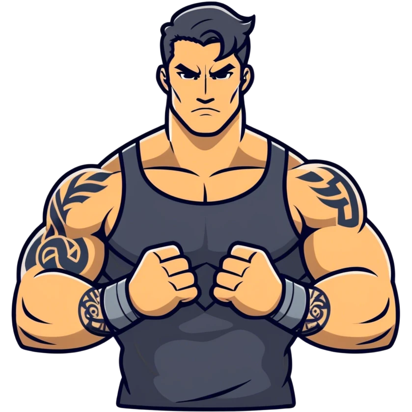 Man with sigma emoji