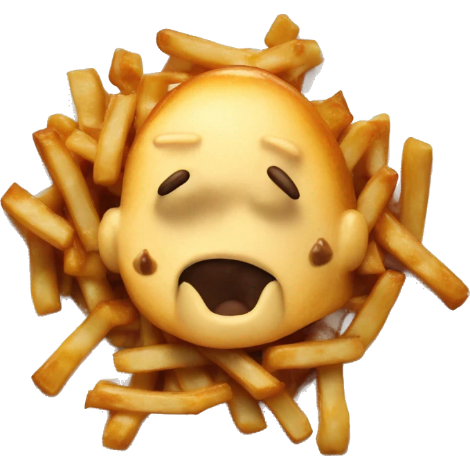 Poutine mange du poutine  emoji