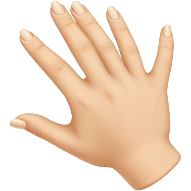 hand with ring finger and thumb connected emoji