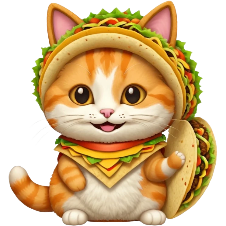 cat taco emoji