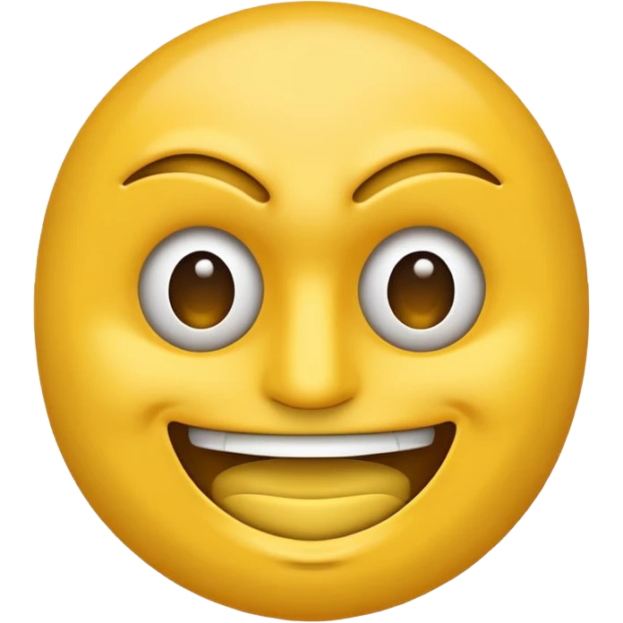 Un emoji qui veut rire mais qui est caché derrière une masque emoji