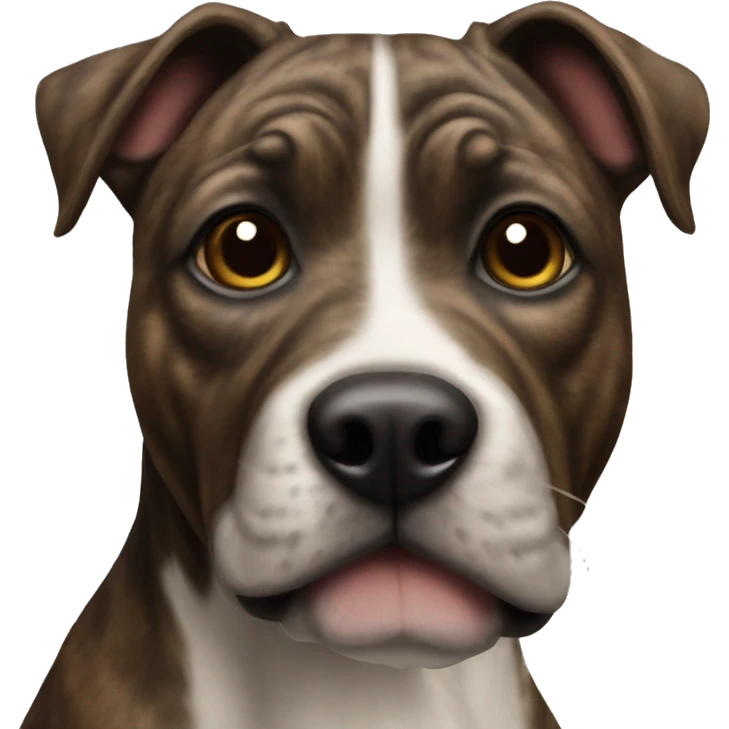 Brindle Stafford terrier  emoji