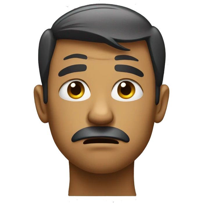 disappointed concerned disgusted emoji