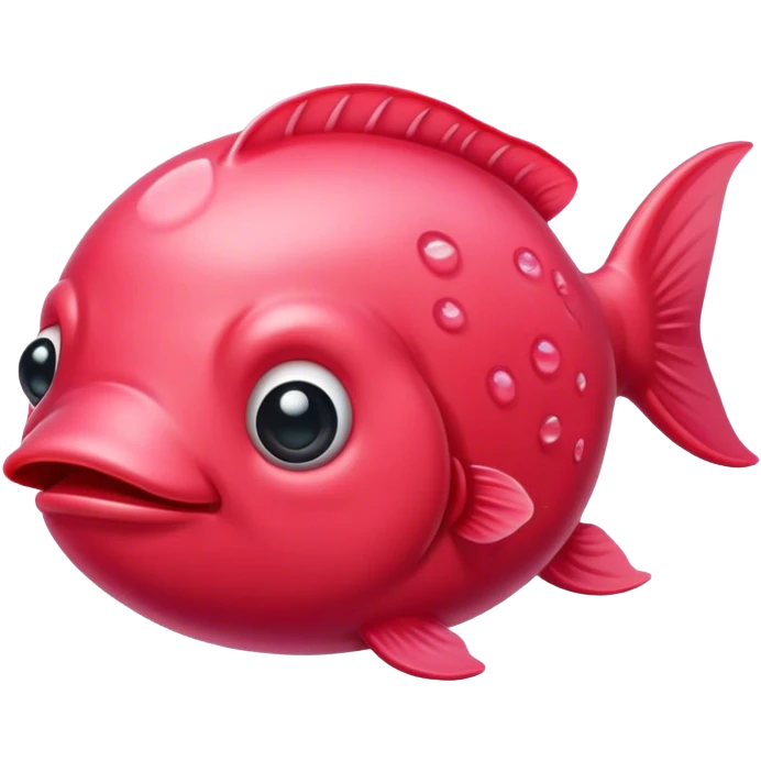 Cherry blob fish emoji