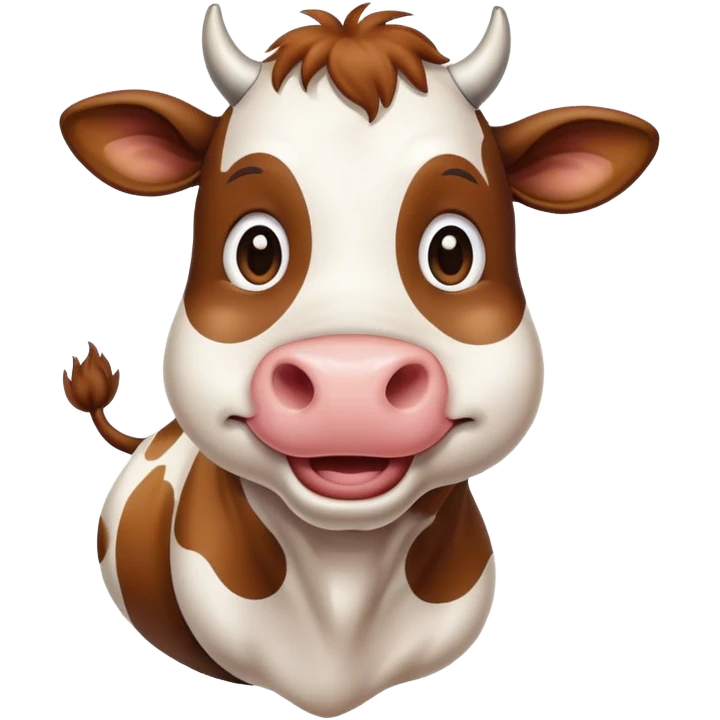 happy cow emoji