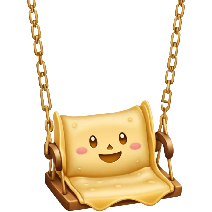 Ravioli on a swing emoji