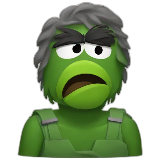 Oscarthe grouch emoji