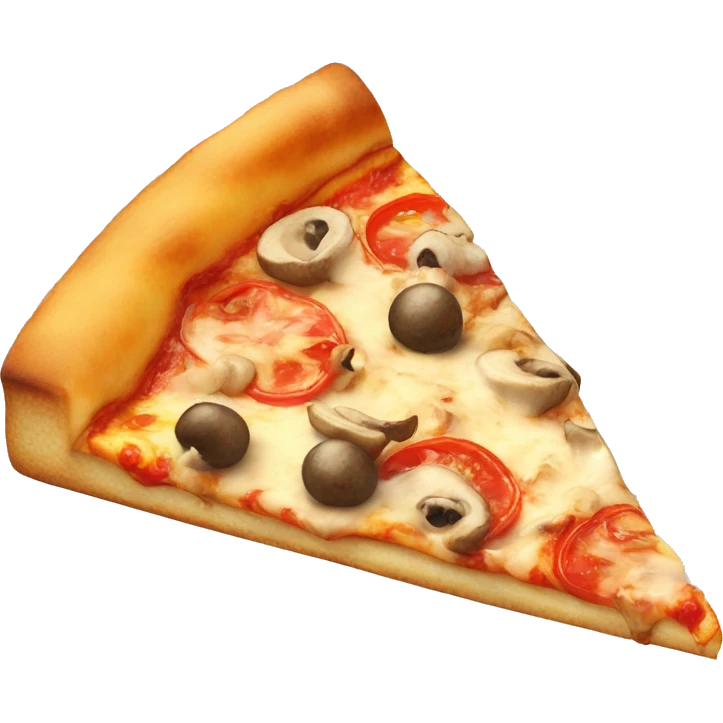 a slice of murshroom pizza emoji
