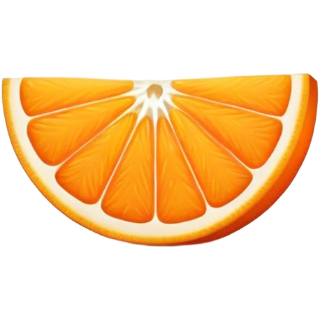 Orange slice emoji