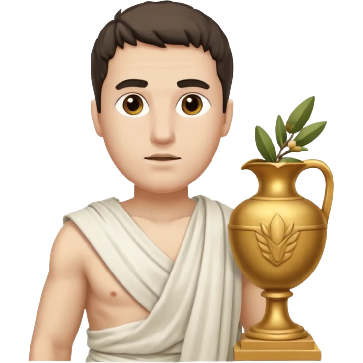 man white ancient greek people emoji
