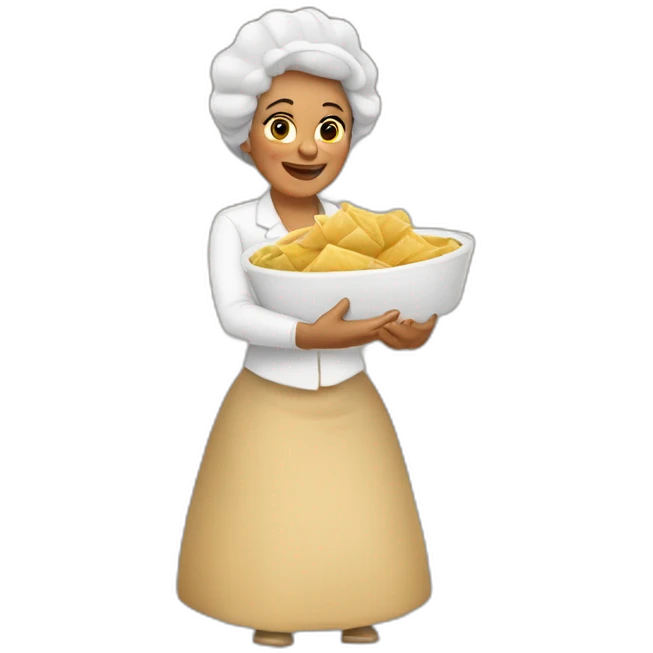 señora que vende tamales emoji