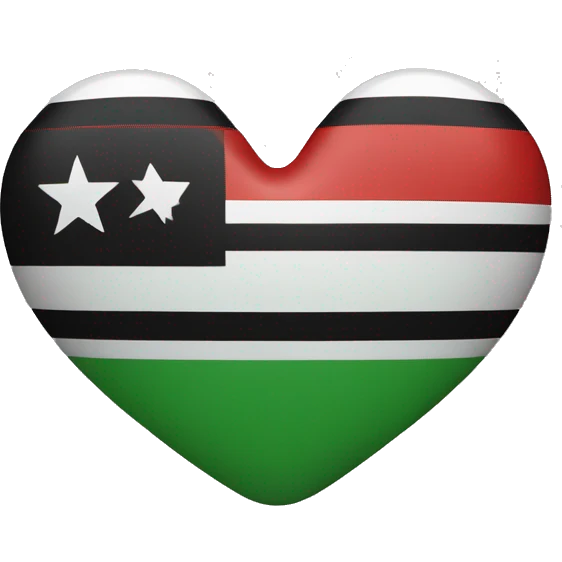 Syrian flag, used by the opposition, has three horizontal stripes (green, white, black) with three red stars in the middle,  emoji