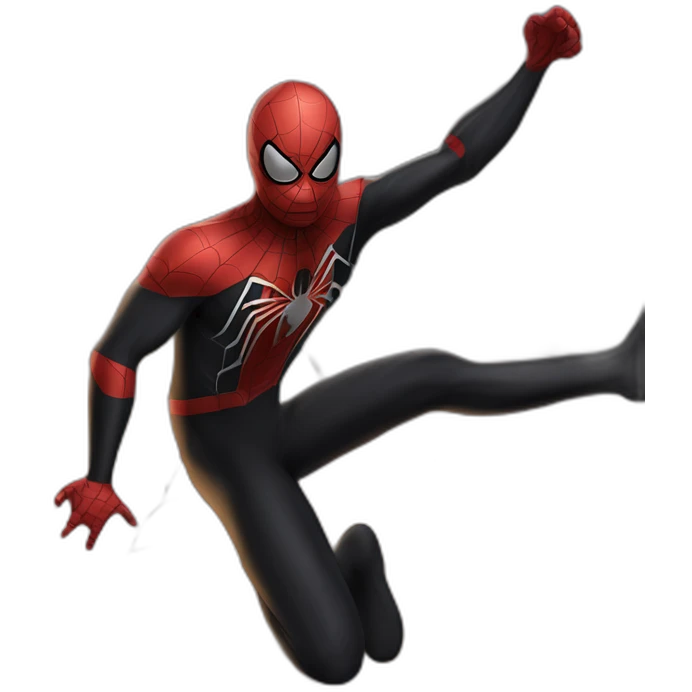 spiderman in urban superhero emoji