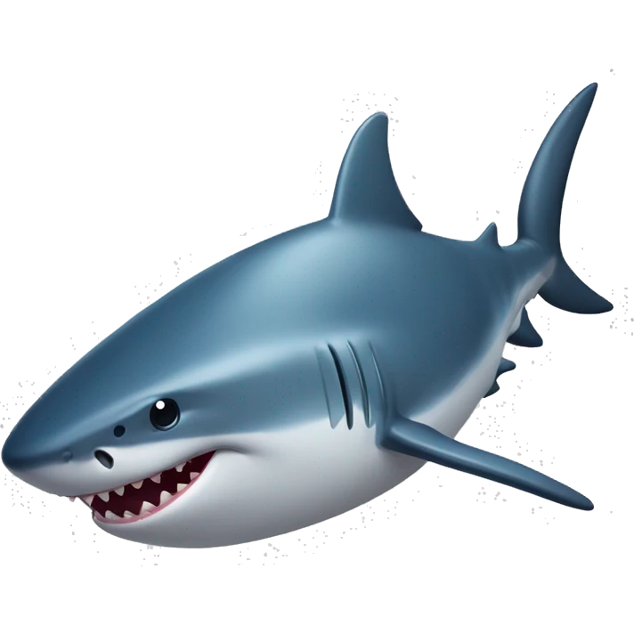 Requin avec des coeurs sur les yeux emoji