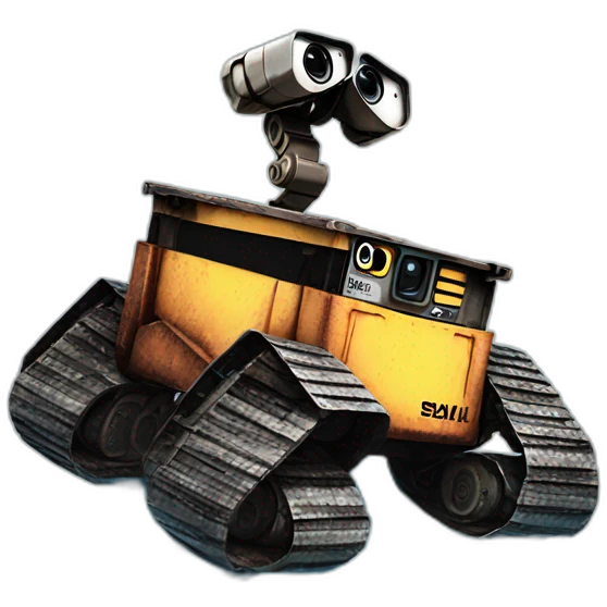 Wall-e drowning  emoji