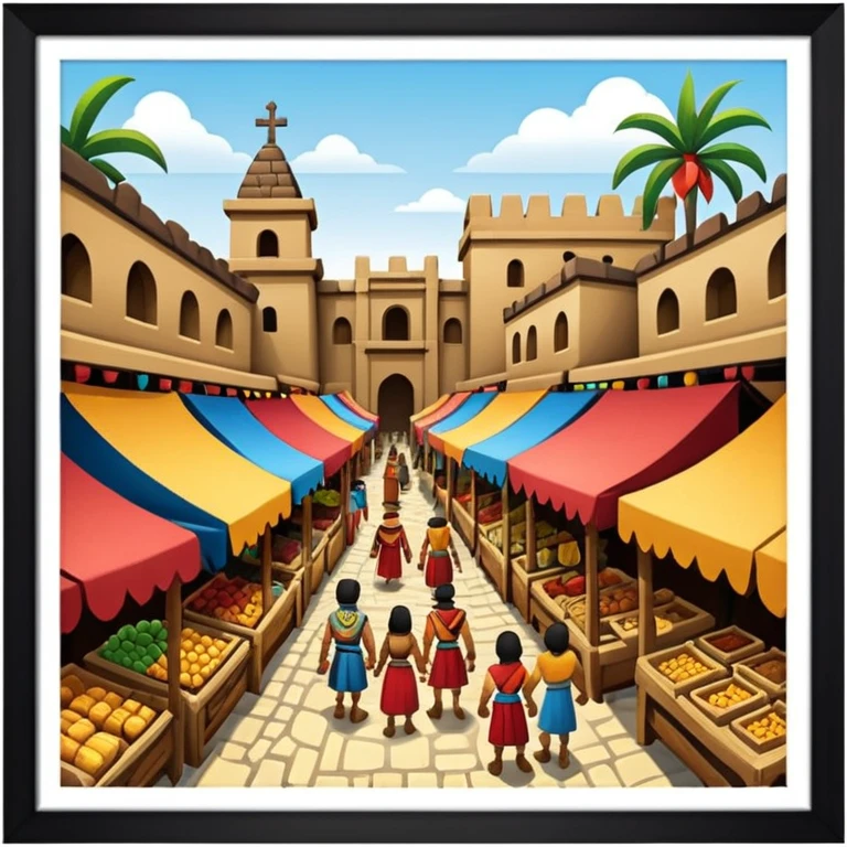 aztec medieval market emoji