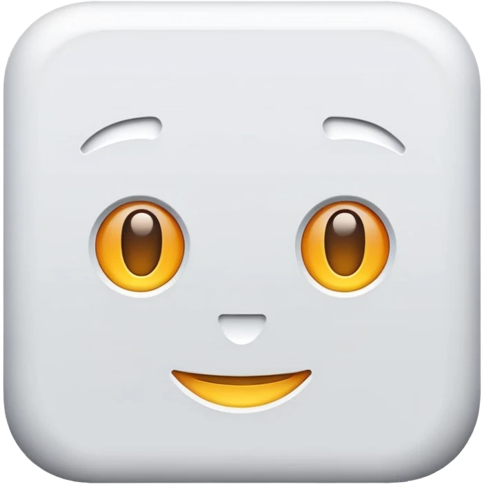 es de color blanco  emoji