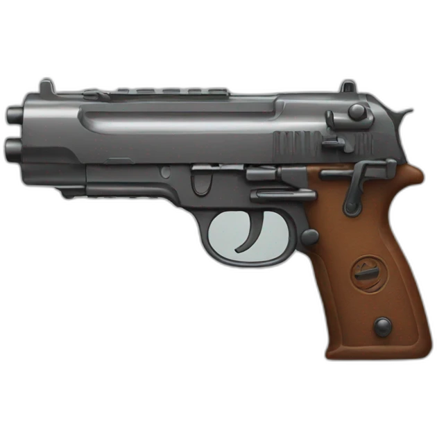 not toy gun emoji
