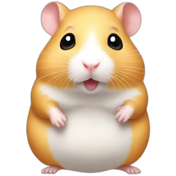 Hamster in bikini emoji