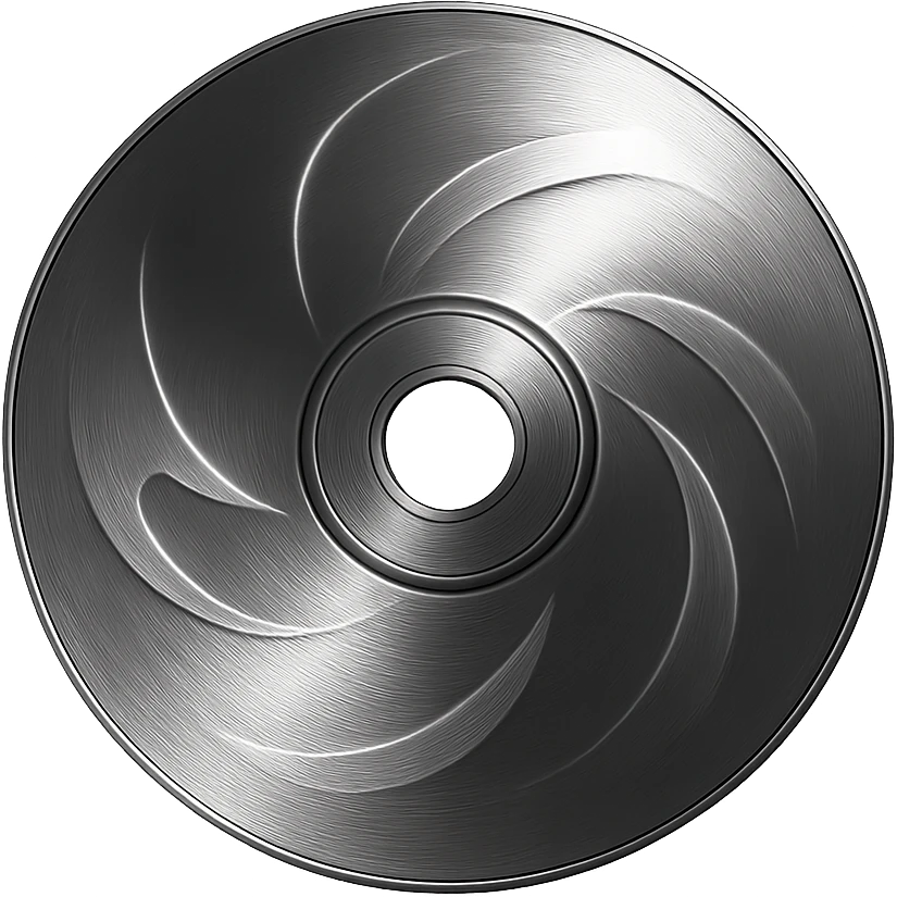 A minimalist CD disc with abstract pattern, glowing effect, pink color emoji