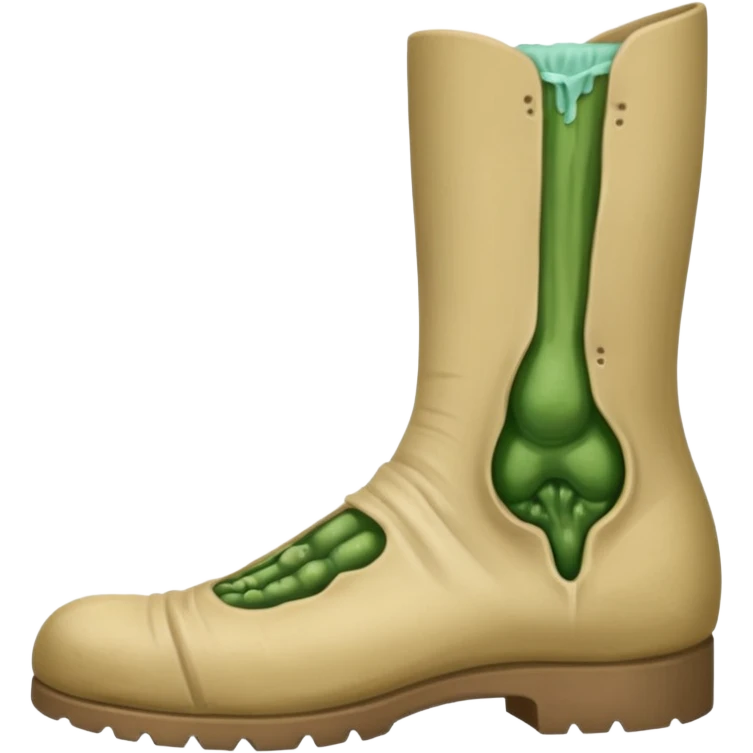 trench foot, white, gangrene spreading emoji