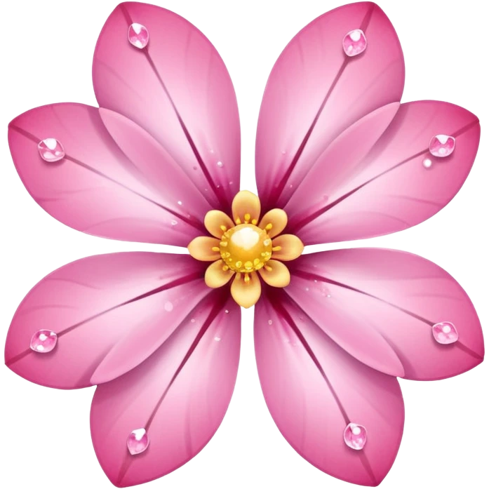 sakura flower with sparkles emoji