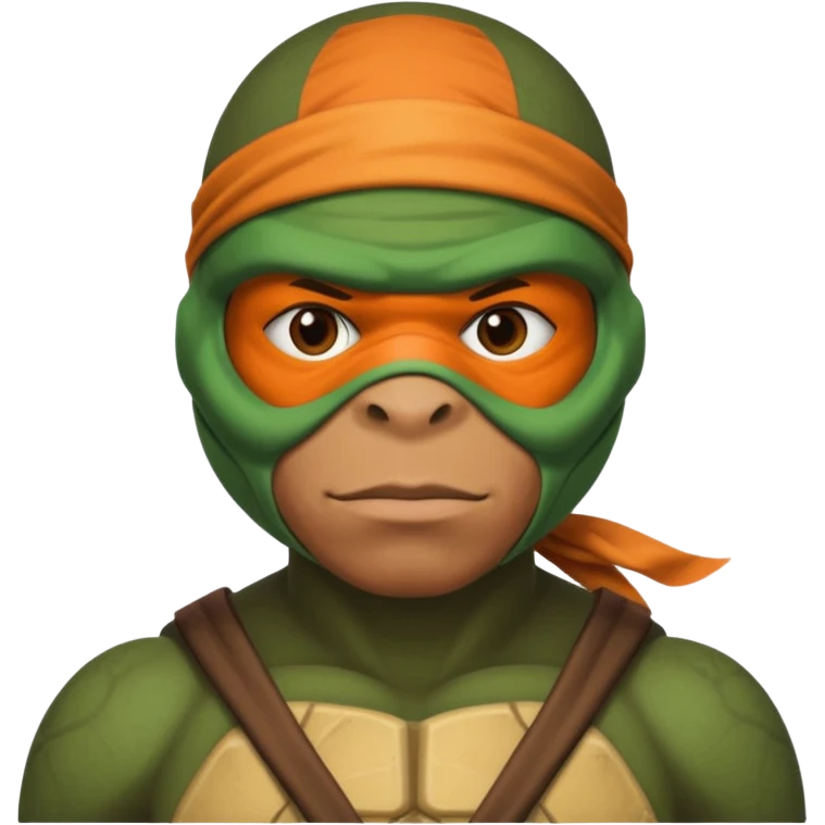 Mbappe with Ninja Turtles mask emoji